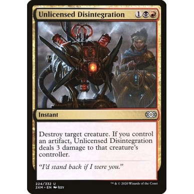 Unlicensed Disintegration