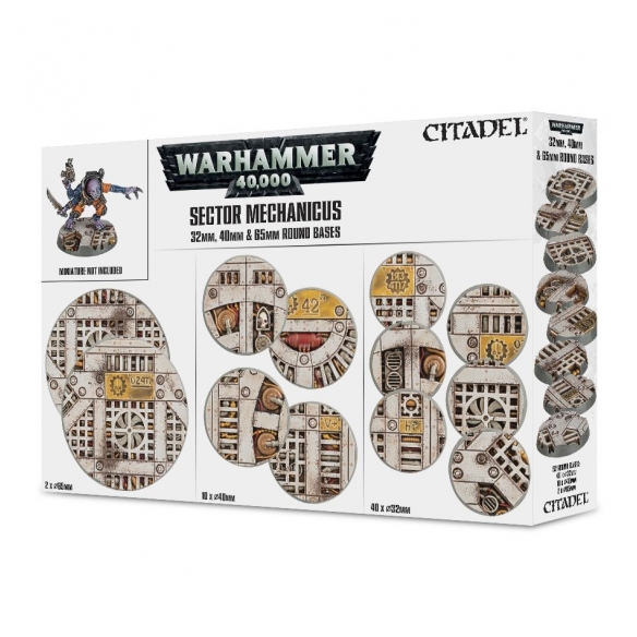 Warhammer 40.000 - Basette industriali del Sector Mechanicus Terreni e basette