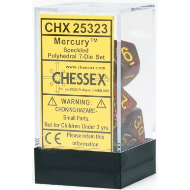 Chessex - Set 7 Dadi - Speckled Mercury