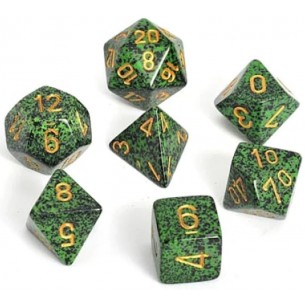 Chessex - Set 7 Dadi - Speckled Golden Recon