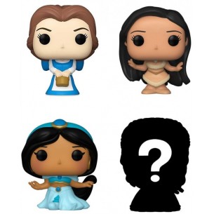 Funko Bitty Pop - Disney: Princess 4 Pack - Belle / Pocahontas / Jasmine / Mystery 2