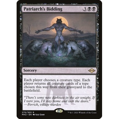Patriarch's Bidding