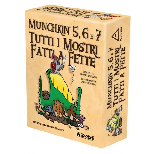 Munchkin 5,6 E 7 - Tutti I Mostri Fatti A Fette (Espansione) Party Games
