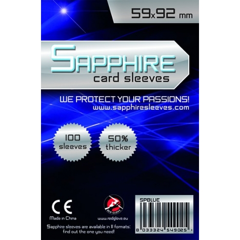Blue 59 x 92 mm (100 Bustine) - Sapphire Bustine Protettive