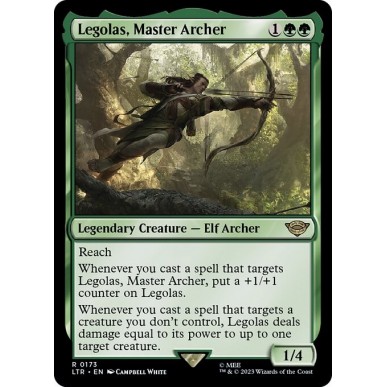 Legolas, Mastro Arciere
