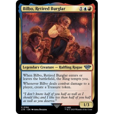 Bilbo, Scassinatore in Congedo