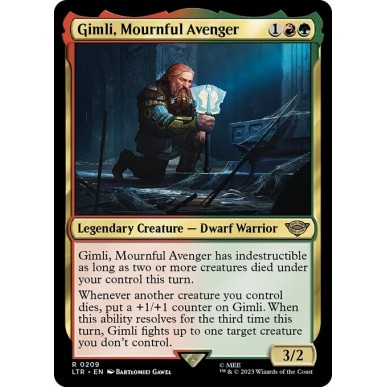 Gimli, Vendicatore Addolorato