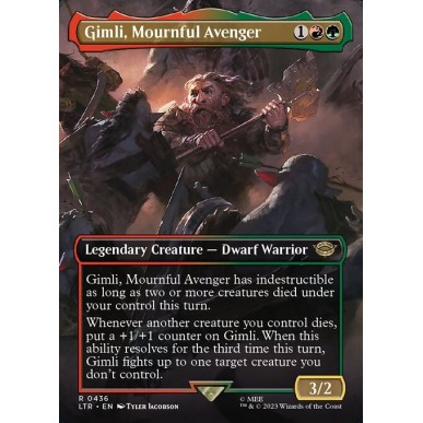 Gimli, Vendicatore Addolorato