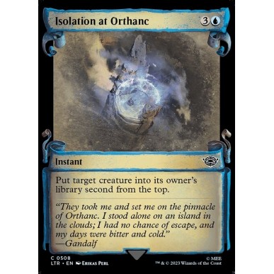 Isolation at Orthanc