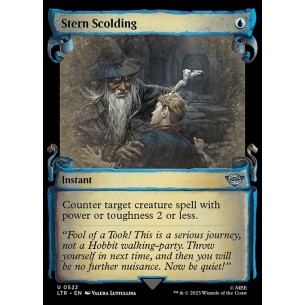 Stern Scolding