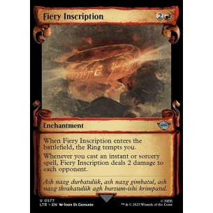 Fiery Inscription