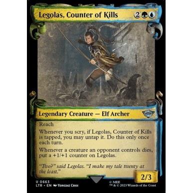Legolas, Counter of Kills