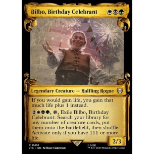 Bilbo, Birthday Celebrant