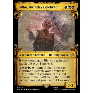 Bilbo, Birthday Celebrant