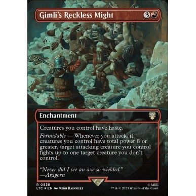 Gimli's Reckless Might