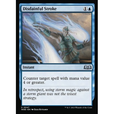 Disdainful Stroke