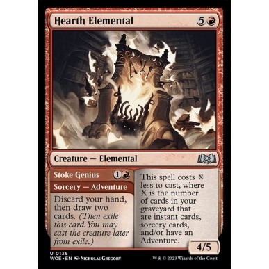 Hearth Elemental // Stoke Genius