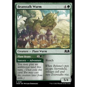 Beanstalk Wurm // Plant Beans