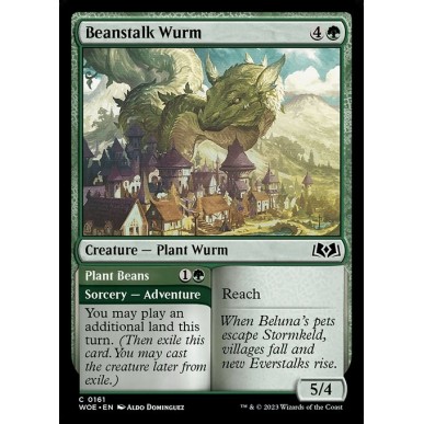 Beanstalk Wurm // Plant Beans