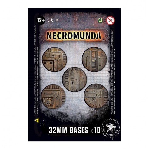 Necromunda - Basette Da 32mm Per Necromunda Accessori di Gioco
