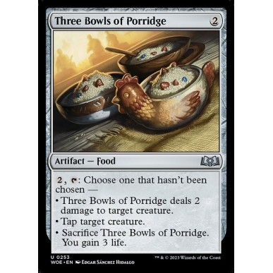 Three Bowls of Porridge