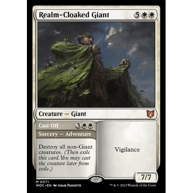 Realm-Cloaked Giant // Cast Off