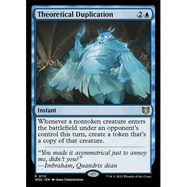 Theoretical Duplication