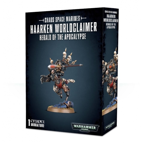 Chaos Space Marines - Haarken Worldclaimer, Araldo dell'Apocalisse Chaos Space Marines