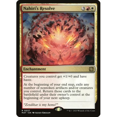 Determinazione di Nahiri