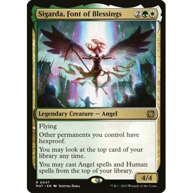 Sigarda, Fonte di Benedizioni