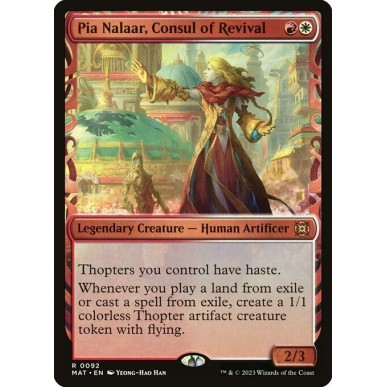 Pia Nalaar, Console della Rinascita