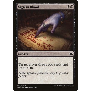 Sign in Blood
