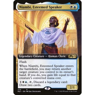 Niambi, Esteemed Speaker