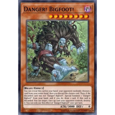 Danger! Bigfoot!