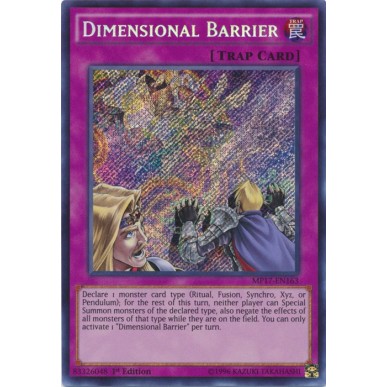 Dimensional Barrier