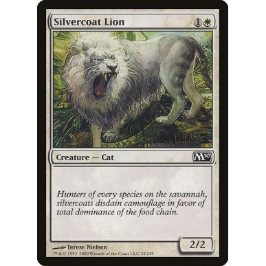Leone dal Manto Argentato