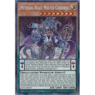 Cerbero Maestro Mitica Bestia