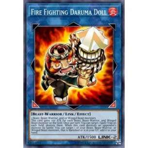 Bambola Daruma Pompiere