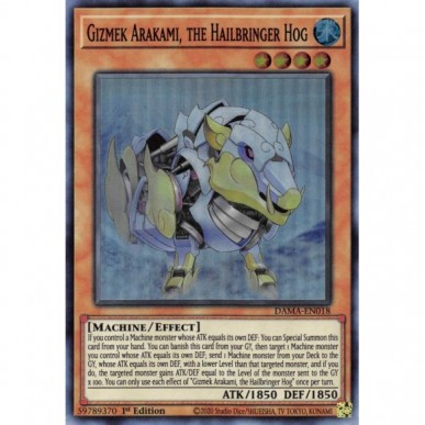 Gizmek Arakami, the Hailbringer Hog