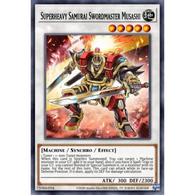 Samurai Superpesante Spadaccino Musashi