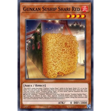 Gunkan Suship Shari Red