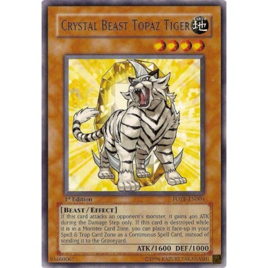 Crystal Beast Topaz Tiger (V.1 - Rare)