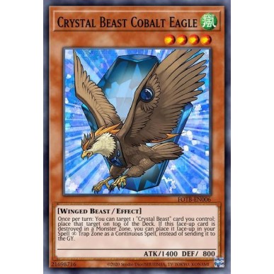 Bestia Cristallo Aquila Cobalto