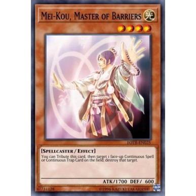 Mei-Kou, Maestro delle Barriere