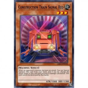 Construction Train Signal Red