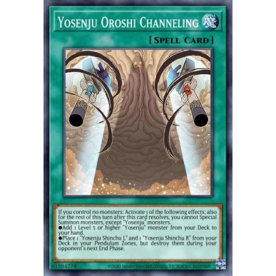 Incanalamento Yosenju Oroshi