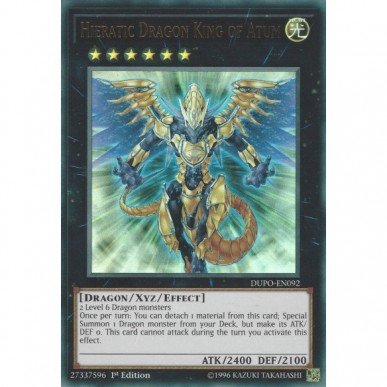 Hieratic Dragon King of Atum