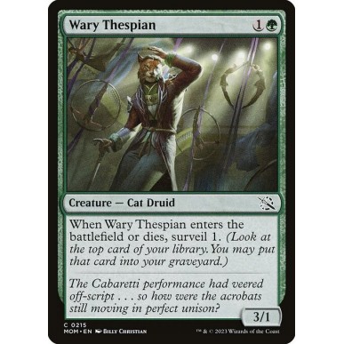 Wary Thespian