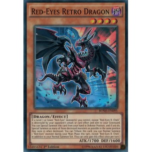 Drago Retro Occhi Rossi
