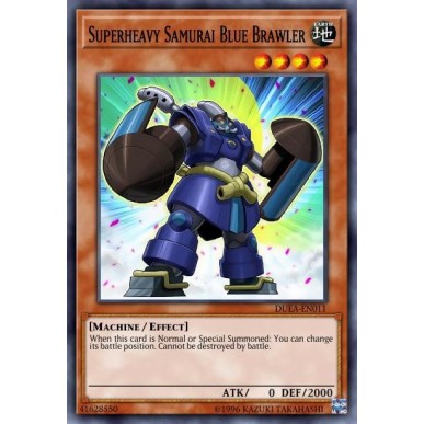 Samurai Superpesante Lottatore Blu